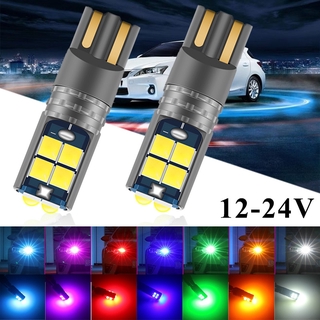 1pcs Car T10 LED Canbus W5W 3030 10SMD 12V-24V 194 168 Auto LED Car Interior Light plate Dome Reading Lamp Clearance Light 10W