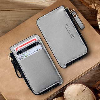 New Style Ultra-Thin Men's Zipper Wallet Creative Coin Purse Short Bank Card Holder Three (1)