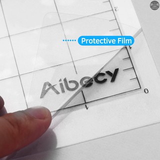 Aibecy Cutting Machine Special Pad 12 Inch Measuring Grid Replacement Translucent PP Material Adhesive Mat With Clear Film Cover for Silhouette Cameo Plotter Machine 3PCS