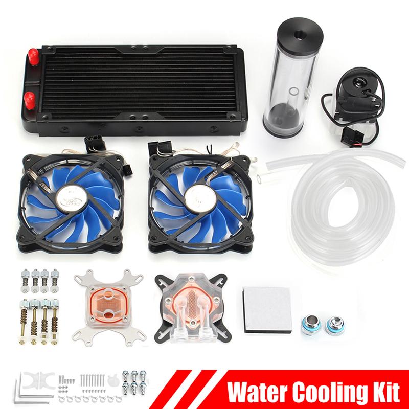 DIY PC Water Cooling Kit With Water Row CPU Water Cooling