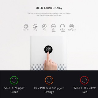 Xiaomi Mi Smart Air Purifier 3 Freshener OLED Touch Display with EPA and Primary Filter (6)