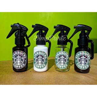 Alcohol Trigger Spray Bottle / Customized Spray Bottle 75ml / Starbucks Inspired Design - DimpPrintz