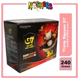 Noshers Trung Nguyen G7 Instant Iced Black Coffee 2 in 1 Ca Phe Thu Thiet Vietnamese Coffee 240g