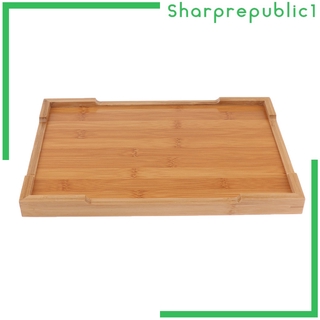 [shpre1] Multi-sizes Wooden Tea Breakfast Serving Trays / Craft Plain Wood Platter (5)