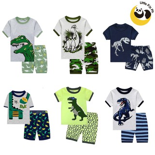 T-shirt & Shorts Set Terno Loungewear for Kids Boy Dinosaurs