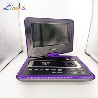 Coby 11.8 Inch Portable EVD / DVD Player - Universal Disc Support, Game Play, FM Radio, Analog TV
