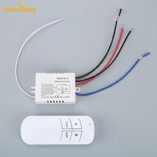 1x 200-265V ABS Lamp Light Digital Wireless Wall Switch Remote Control [Wow]