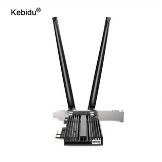 Kebidu Dual Band Network Card Wireless Bluetooth 5.0 PCI Express WiFi 6 Adapter PCIe For Intel AX200