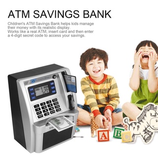ATM Piggy Bank Savings Bank Toys ATM to Store Money Safe Deposit Money box Mini ATM Machine Perfect