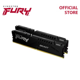 Kingston Fury Beast 32GB 5200MHz DDR5 CL40 Kit of 2 Desktop Memory (KF552C40BBK2/32)