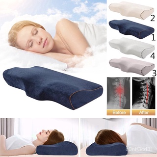 ❤1pcs Memory Foam Pillow Neck Orthopedic Sleep Massager Neckrest Bedding supplies New