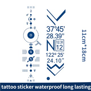 【MINE】 Temporary Magic Tattoo Sticker Waterproof long lasting Temporary Tattoo Fashion Minimalist