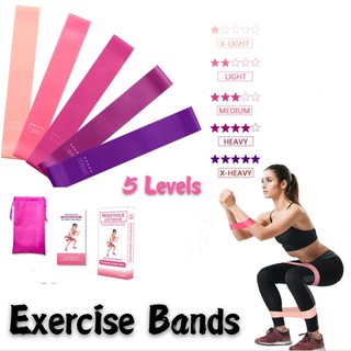5pcs Resistance Bands Workout set Exercise Elastic Rubber Band Fitness Exercise Loop Band
