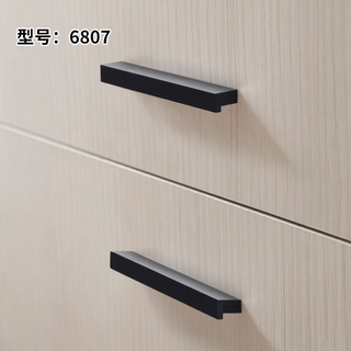 Closet handle cabinet modern and simple black aluminum door handle cabinet drawer handle lengthened