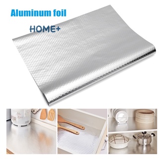 Self Adhesive Kitchen Aluminum Foil Wall Stickers Waterproof Oil Proof Kitchen Cabinet Wallpaper (6)