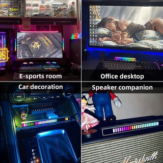 Computer Desktop Atmosphere Light Music Colorful Spectrum Rgb Voice-activated Pickup gaming light (8)