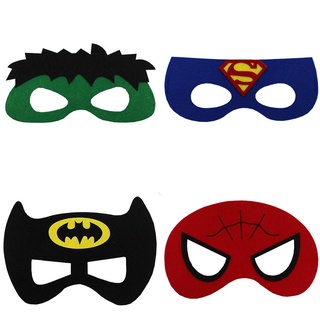 Marvel The Avengers Superhero Mask Batman Captain America Superman Spiderman Hulk Party Needs kids Birthday Gifts