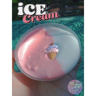 BlackPink Ice Cream Fluffy Slime Two Colors with FREE Borax and Slime Care Card