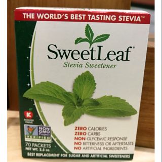 Sweet Leaf® Stevia Sweetener All Natural Non GMO Keto✓ 30ct