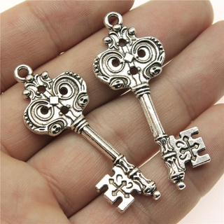 4pcs 51x20mm Key Charms Metal Keys Charms Vintage Key Charms Findings Vintage DIY Accessories For Jewelry Making