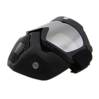 COD Motorcycle Goggles Removable Mask Open Face Half Face Helmet (5)