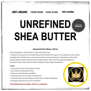 100% Pure, Raw and Organic Shea Butter. (7)