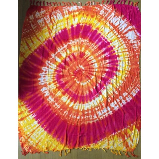 Shawl or sarong acid dye