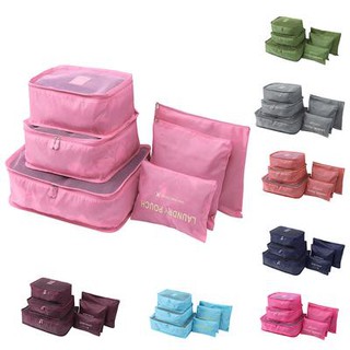 6in1 Set Travel Organizer Clothes Laundry Pouch Storage Set