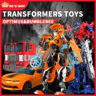 Optimus Prime Bumblebee Transformers Toy Robot Boys Birthday Gift Deformation Toy Model Car Alloy