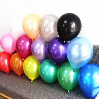 #10 metallic balloons 25pcs/pack