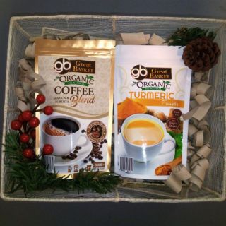 Gift box (coffee & turmeric) 100g each pack ORDER NOW