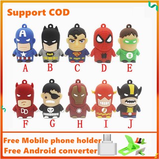 Super Hero USB Flash Drive1TB Iron Man Flash Memory Batman