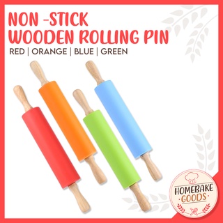 Rolling Pin Non-stick Wooden Handle Rolling Pin 10cm - Pastry Dough Flour Roller Baking Cooking Tool