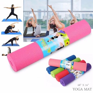 Anywhere Fitness Yoga Mat Anti-skid Sports Fitness Mat with Strap Exercise Yoga Pilates Gymnastics