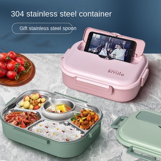 Office Worker Thermal Lunch Box，Children's Anti-Scald Compartment Plate