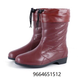 Fashionable Rain Boots with Warmer