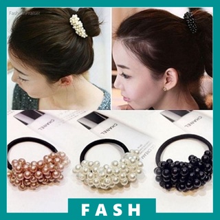 Pearl Rubber Headband Fashion Elastic Headband Korean Hair Accessories C1