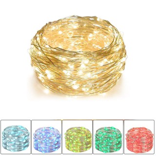 10M 100LEDs Battery Mini LED Copper Wire String Fairy Lights
