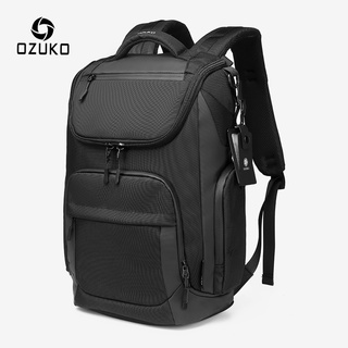 OZUKO Multifunction Men Backpack Large Capacity Waterproof Backpacks 15.6" Laptop Backpack Travel Bu