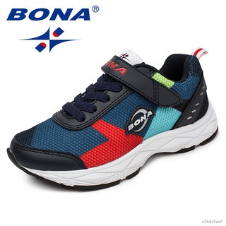 ✚BONA New Arrival Style Children Casual Shoes Mesh Boys Shoes Hook & Loop Girls Loafers Outdoor Fash
