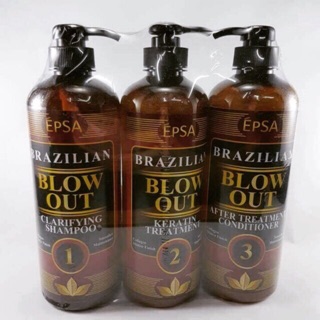Epsa Brazilian blow out hair repair keratin ank 550ml*3