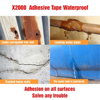 500cm Self Adhesive Tape Sealant Temperature Resistance Waterproof Tape Butyl Wall Crack Proof (2)