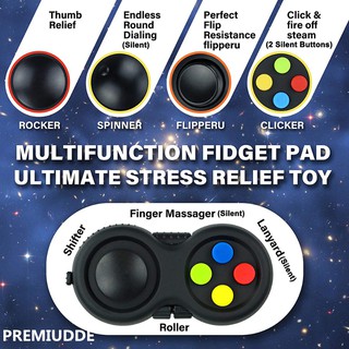 6 Colors Fidget Pad Fidget Hand Shank Toys Anti-Anxiety Magic Toys Stress Release Simple Dimple