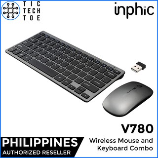 Inphic V780 Ultra-Thin Rechargeable 2.4G Wireless Mouse and Keyboard Combo