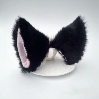 Cute Orecchiette Party'S Cat Fox Long Fur Ears Anime Costume Hair Clip Cosplay (7)