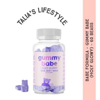 GUMMY BABE BY BABE FORMULA - Vitamin chewables (60 chewables) Vitabear hair skin nails vitamins