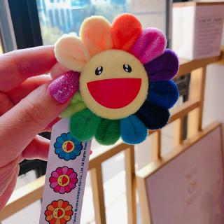 ♨♨-Limited takashi murakami Flower Rainbow Plush Bag
