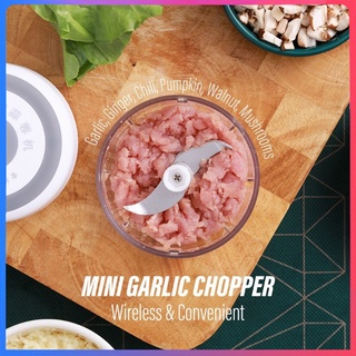 Mini USB electric Garlic Masher Garlic Grinder Food Fruit Chili Press Mincer Crusher Aikea (4)