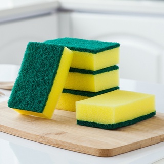 Sponge Scourer Multipurpose Cleaning Scrub Kitchen Dish Scrubber Wash Scouring Pad H*