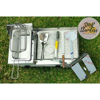 Ready Stock/❈﹍2in1 burger griller/griddle and deep fryer